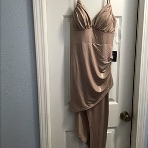 Lulus Shimmery Asymmetrical Dress